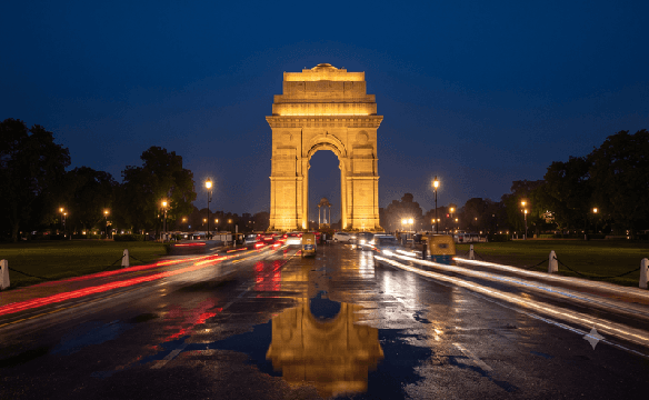 India Gate Night View